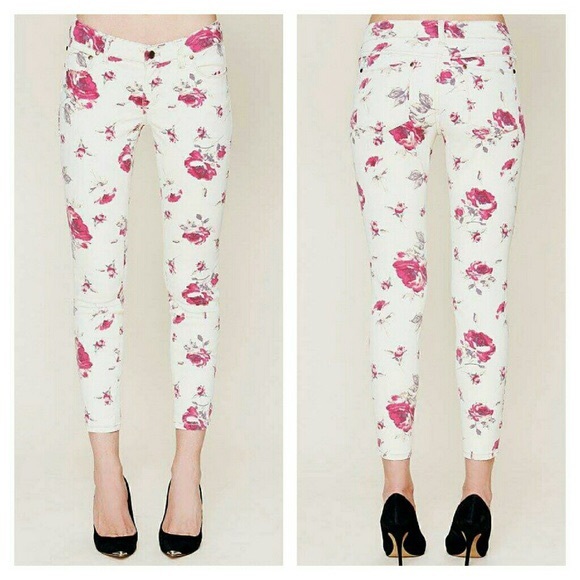 Free people floral jeans - Picture 2 of 5